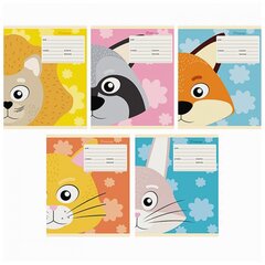 
          Тетрадь 24л., линия, Канц-Эксмо, скрепка, офсет, мелованный картон "Гляделки"