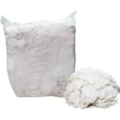 Ветошь хлопок (вафельная) белая 10 кг (размер лоскута 40x60 см)