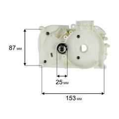 Двигатель эл. переменного тока DDE CSE250 в сборе (792-803-045)