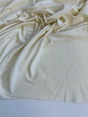 Трикотаж вискозный, слаб, Сливочный