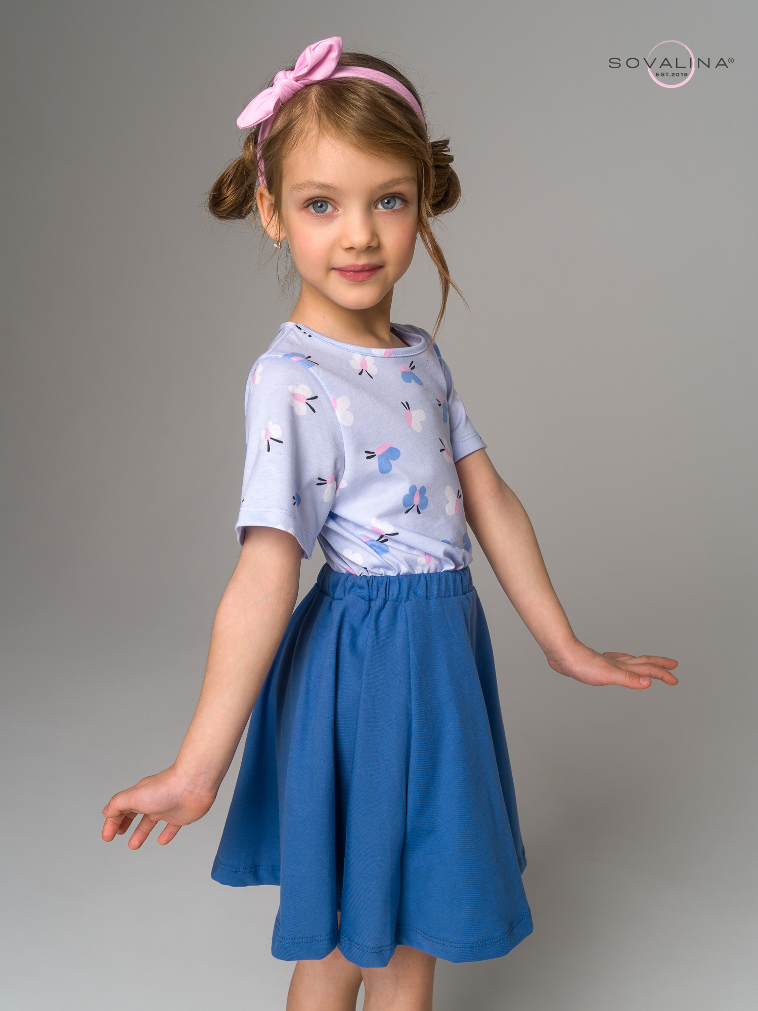 Костюм Мальвина SG синие бабочки-синий