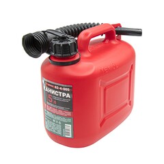 Канистра пластиковая для ГСМ, с заливным устройством, 5л (Россия) 62-4-005