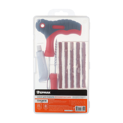 Набор для ремонта бескамерных шин в прозрачном кейсе ЕРМАК