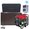 Генератор в зимнем ультра тихом кожухе с блоком АВР Fubag BS 14000 A ES/1700SSW RAL 8019 — фото 1