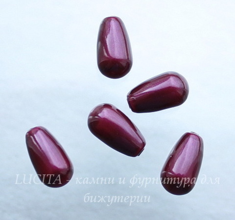 5816 Хрустальный жемчуг Сваровски Crystal Blackberry Капля с несквозным отверстием 11,5х6 мм