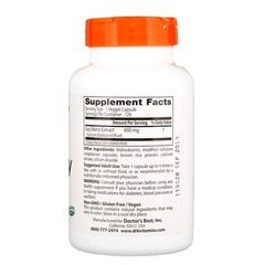 Doctor's Best, Экстракт ягод годжи, 600 мг, 120 вегетарианских капсул