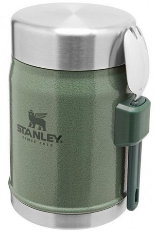 Картинка термос для еды Stanley classic 0.4l зеленый - 1