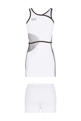 Платье теннисное EA7 Woman Jersey Dress - white