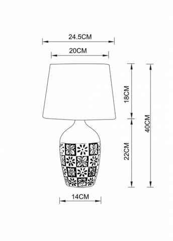 Настольная лампа Arte Lamp TWILLY A4237LT-1GY