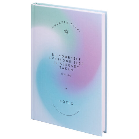 Ежедневник недатированный А5 (145х215 мм), ламинированнаяобложка, 128 л., STAFF, 