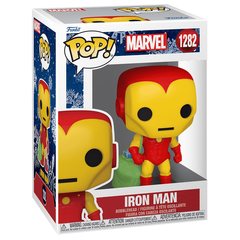 Фигурка Funko POP! Bobble Marvel Holiday Iron Man with Bag (1282)