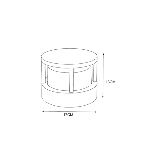 Уличный настенный светодиодный светильник Arte Lamp ULYSSES A8912AL-1BK