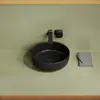 Ceramica Nova CN12003MB CN12003MB  Раковина накладная круглая CERAMICANOVA TAYCAN 375*375*135, цвет матовый черный