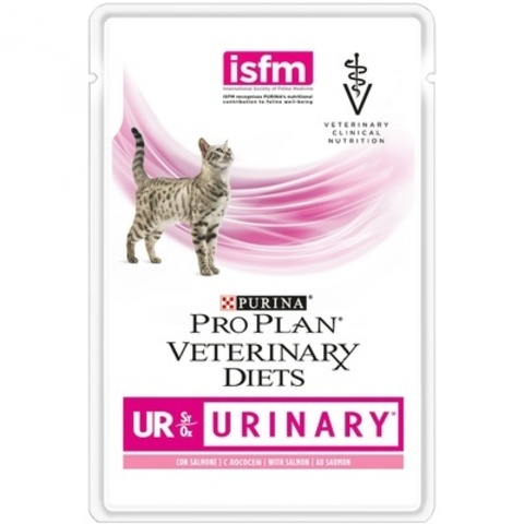 Purina Pro Plan UR Urinary лечебный корм пауч для кошек при МКБ (лосось) 85г