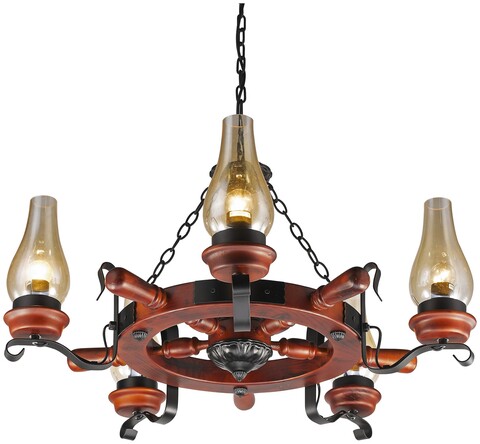 Люстра подвесная Velante Wooden 583-703-05