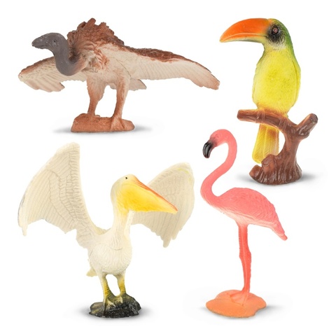 Набор птиц 4 фигурки