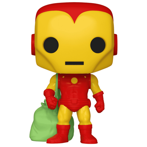 Фигурка Funko POP! Bobble Marvel Holiday Iron Man with Bag (1282)