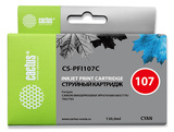 Картридж струйный Cactus CS-PFI107C PFI-107C синий (130мл) для Canon IP iPF670, iPF680, iPF685, iPF770, iPF780, iPF785/