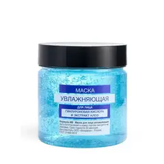 Floresan AQUA HYALURON Маска для лица увлажняющая с экстрактом алоэ,150мл