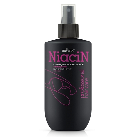 Спрей для роста волос с ниацином 240 мл.(с распылителем) Про.линия HAIR CARE