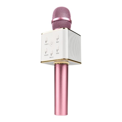 Микрофон для караоке TUXUN Q7 (pink) розовый