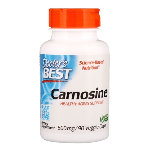 Doctor's Best, Карнозин, 500 мг, 90 растительных капсул