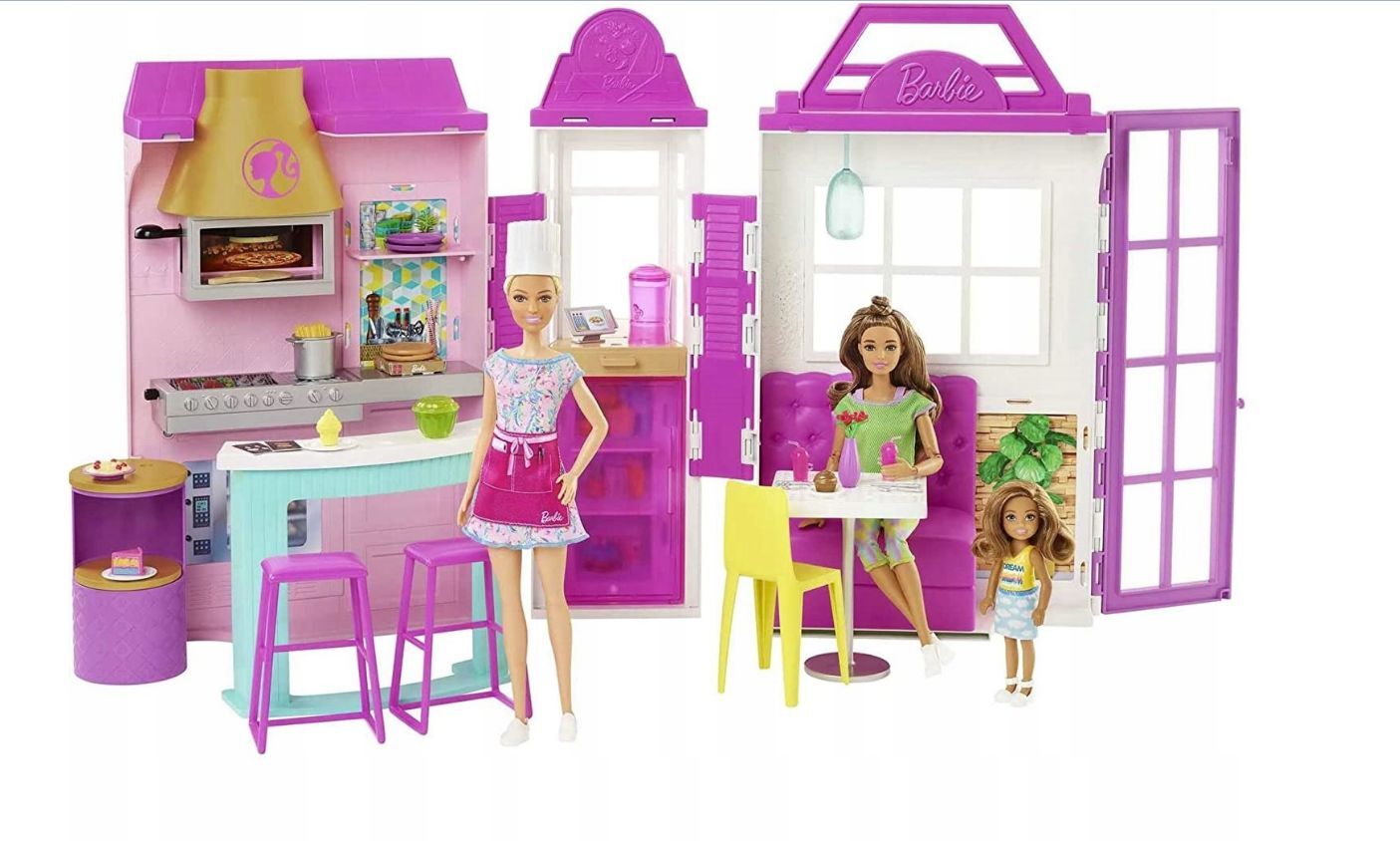 Игровой набор кукла Barbie Гриль-ресторан HBB91 купить в Москве | Доставка  по России.