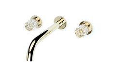 Boheme Смеситель из стены ELEGANTE на 3 отв. GOLD