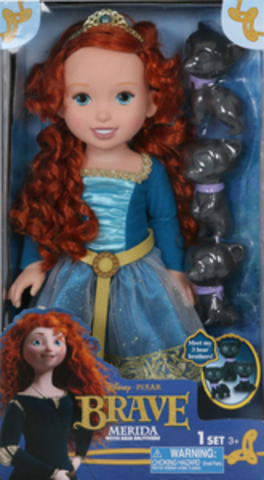 Brave Merida with Bear Brothers