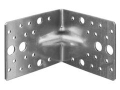 ЗУБР УКУ-2.5, 80 x 100 x 100 x 2.5 мм, цинк, усиленный крепежный уголок (31011-100) (20 штук)