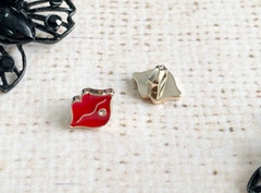 Пуговицы под металл, "Губы", d 1,3 см, на ножке