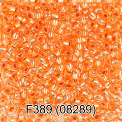 Бисер Чехия "GAMMA" круглый 6 10/0 2.3 мм F389 оранжевый ( 08289 )