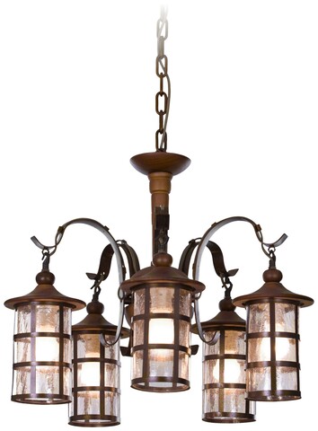 Люстра подвесная Velante Wooden 588-703-05