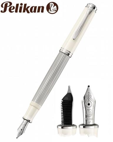 Ручка перьевая Pelikan Souverän® M405 Silver-White (818902)