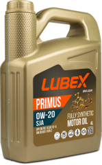 Масло Lubex Primus SJA 0W20 SN/RC TT (4л) ПАО-синтетика