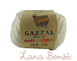 Пряжа Gazzal Baby Cotton 3410 молочный