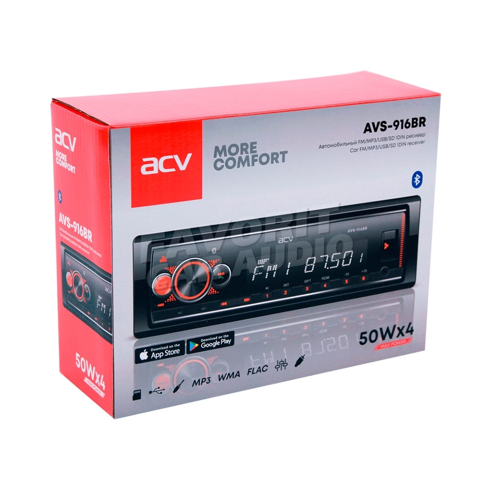 ACV AVS-916BR Bluetooth – купить за 2 500 руб | Магазин автозвука Favorit  Car Audio Саратов, Энгельс, Пенза