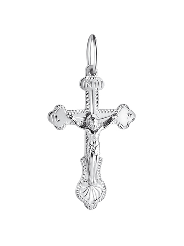 Крестик православный из серебра