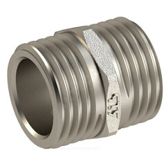 Ниппель латунь никель Ду 15 (1/2") НР RTP (РосТурПласт) 25100