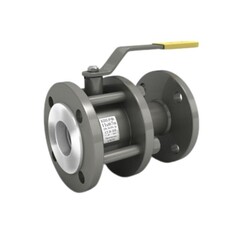 Кран стальной шаровой разборный LD 11с67п, DN-150 PN-16, длина-280мм, полнопроходной, фланцевый с ручкой под задвижку