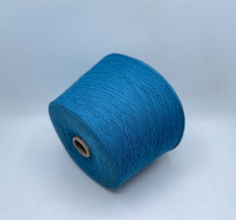 Бобинная пряжа (пр.Италия),1500м/100гр, 80%шерсть, 20%полиамид, цвет-Морская волна, арт.31510