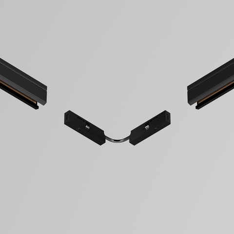 Комплектующие для трековой системы Maytoni Accessories for tracks levity TRA184CPC-1B-7.5