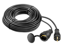 ЗУБР КГ-325-Ш, КГ, 3 х 2.5 мм2, 30 м, IP44, 4000 Вт, силовой удлинитель-шнур, Профессионал (55017-30)