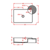 ArtCeram CAL002 35 00 Акция ArtCeram CARTESIO Раковина настольная 58х44 см, 1 отверстие, цвет зеленый глянцевый Акция (СНЯТО С ПР-ВА)