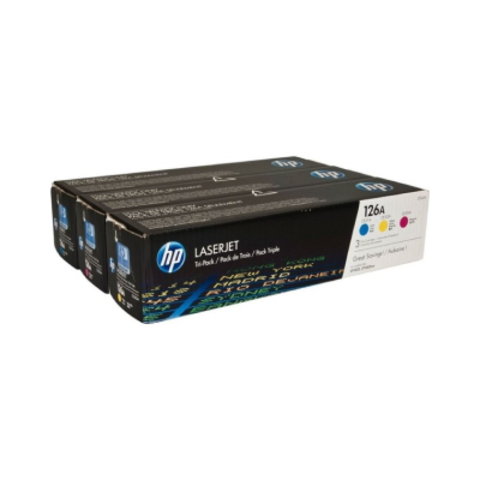HP CF341A №126A CYM Tri-Paack