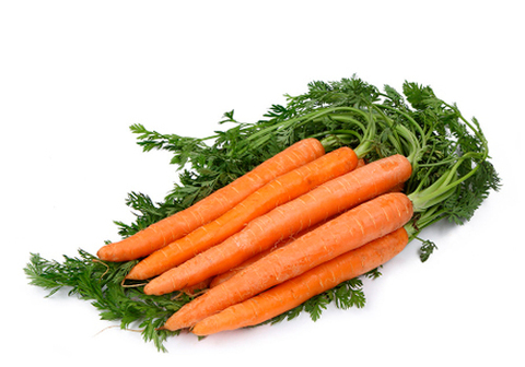 Морковь молодая с ботвой~1кг