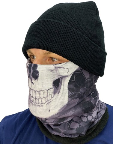 Картинка шарф-труба Skully Wear Tube fleece skull S57 - 2