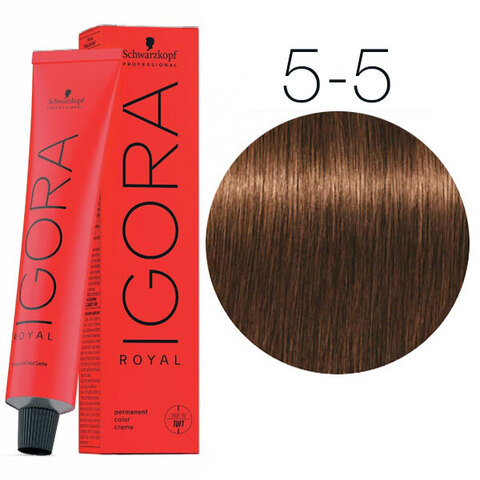 Schwarzkopf Igora Royal New 5-5 (Светлый коричневый золотистый) - Краска для волос