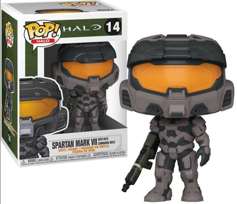 Funko POP! Halo: Spartan Mark VII with VK78 commando riffle (14)