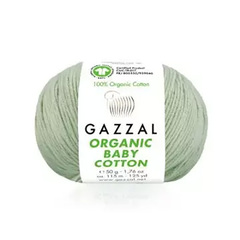 Gazzal Organic Baby Cotton 448 (Снежная мята)